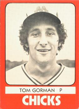 1980 TCMA Memphis Chicks #4 Tom  Gorman Front