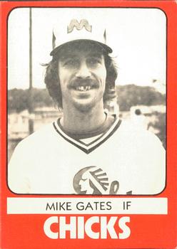 1980 TCMA Memphis Chicks #9 Mike Gates Front