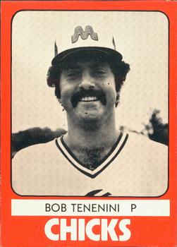 1980 TCMA Memphis Chicks #23 Bob Tenenini Front