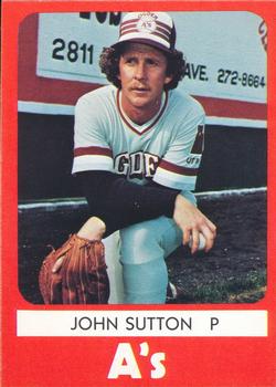 1980 TCMA Ogden A's #13 John Sutton Front