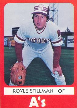 1980 TCMA Ogden A's #18 Royle Stillman Front