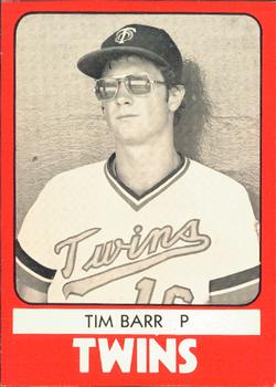 1980 TCMA Orlando Twins #2 Tim Barr Front