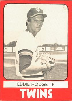 1980 TCMA Orlando Twins #5 Eddie Hodge Front