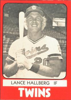 1980 TCMA Orlando Twins #8 Lance Hallberg Front