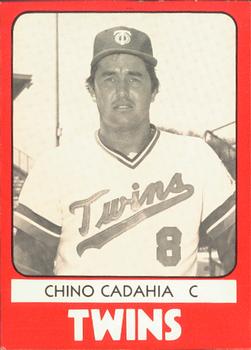 1980 TCMA Orlando Twins #13 Chino Cadahia Front