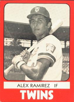 1980 TCMA Orlando Twins #18 Alex Ramirez Front