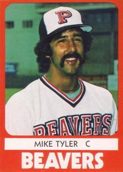 1980 TCMA Portland Beavers #1 Mike Tyler Front