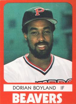 1980 TCMA Portland Beavers #2 Dorian Boyland Front