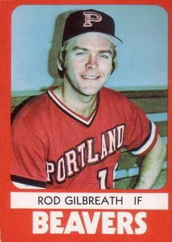 1980 TCMA Portland Beavers #22 Rod Gilbreath Front