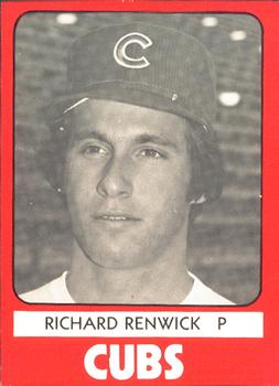 1980 TCMA Quad City Cubs #9 Richard Renwick Front
