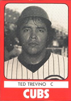 1980 TCMA Quad City Cubs #15 Ted Trevino Front