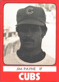 1980 TCMA Quad City Cubs #18 Jim Payne Front