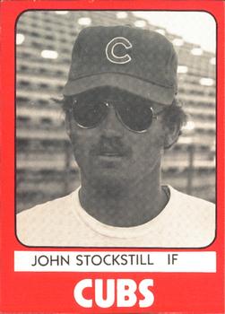 1980 TCMA Quad City Cubs #28 John Stockstill Front
