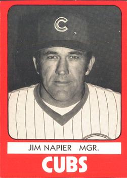 1980 TCMA Quad City Cubs #30 Jim Napier Front