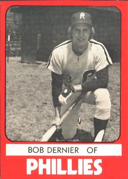 1980 TCMA Reading Phillies #15 Bob Dernier Front