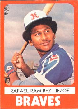1980 TCMA Richmond Braves #2 Rafael Ramirez Front