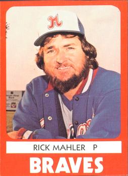 1980 TCMA Richmond Braves #11 Rick Mahler Front