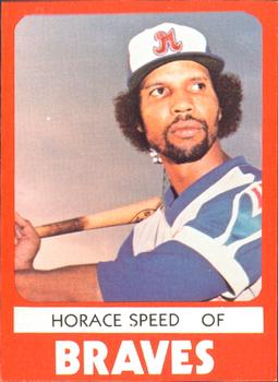 1980 TCMA Richmond Braves #14 Horace Speed Front