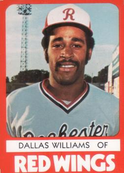 1980 TCMA Rochester Red Wings #2 Dallas Williams Front
