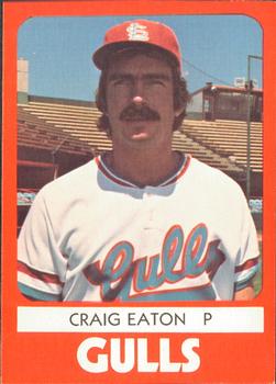 1980 TCMA Salt Lake City Gulls #3 Craig Eaton Front