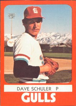 1980 TCMA Salt Lake City Gulls #6 Dave Schuler Front