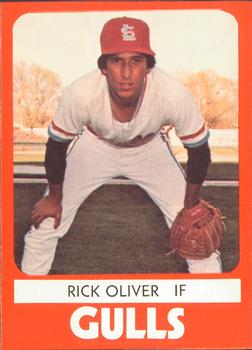 1980 TCMA Salt Lake City Gulls #10 Rick Oliver Front
