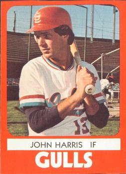 1980 TCMA Salt Lake City Gulls #12 John Harris Front