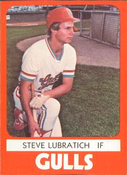 1980 TCMA Salt Lake City Gulls #14 Steve Lubratich Front