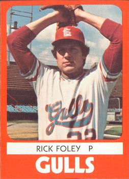 1980 TCMA Salt Lake City Gulls #15 Rick Foley Front
