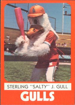 1980 TCMA Salt Lake City Gulls #20 Sterling Gull Front