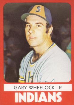 1980 TCMA Spokane Indians #17 Gary Wheelock Front