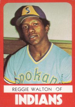 1980 TCMA Spokane Indians #21 Reggie Walton Front