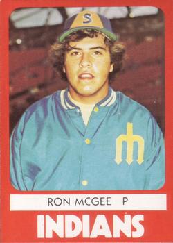1980 TCMA Spokane Indians #6 Ron McGee Front