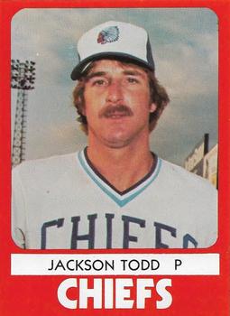 1980 TCMA Syracuse Chiefs #4 Jackson Todd Front