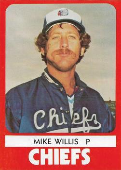 1980 TCMA Syracuse Chiefs #7 Mike Willis Front