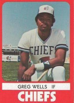 1980 TCMA Syracuse Chiefs #14 Greg Wells Front