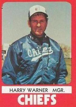 1980 TCMA Syracuse Chiefs #19 Harry Warner Front