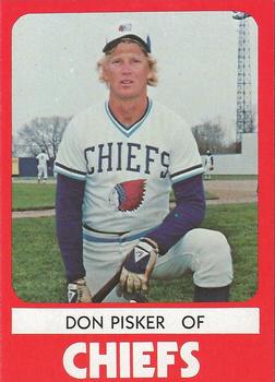 1980 TCMA Syracuse Chiefs #23 Don Pisker Front