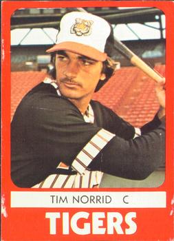 1980 TCMA Tacoma Tigers #2 Tim Norrid Front