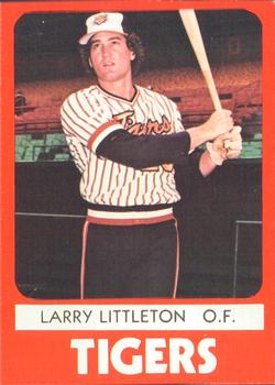1980 TCMA Tacoma Tigers #3 Larry Littleton Front