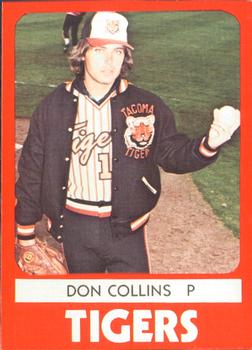 1980 TCMA Tacoma Tigers #5 Don Collins Front