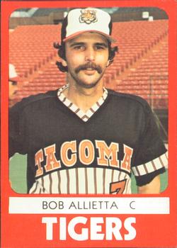 1980 TCMA Tacoma Tigers #11 Bob Allietta Front