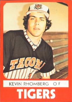 1980 TCMA Tacoma Tigers #20 Kevin Rhomberg Front