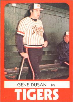 1980 TCMA Tacoma Tigers #23 Gene Dusan Front