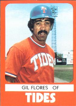 1980 TCMA Tidewater Tides #6 Gil Flores Front