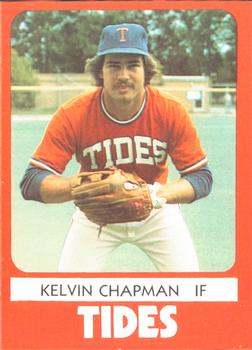 1980 TCMA Tidewater Tides #18 Kelvin Chapman Front