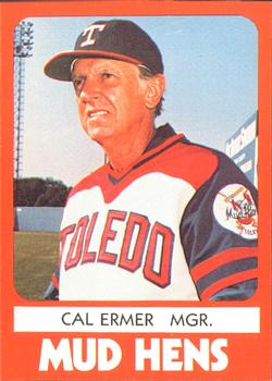 1980 TCMA Toledo Mud Hens #3 Cal Ermer Front