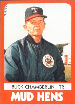 1980 TCMA Toledo Mud Hens #14 Buck Chamberlin Front