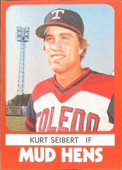1980 TCMA Toledo Mud Hens #20 Kurt Seibert Front