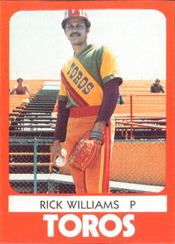 1980 TCMA Tucson Toros #4 Rick Williams Front